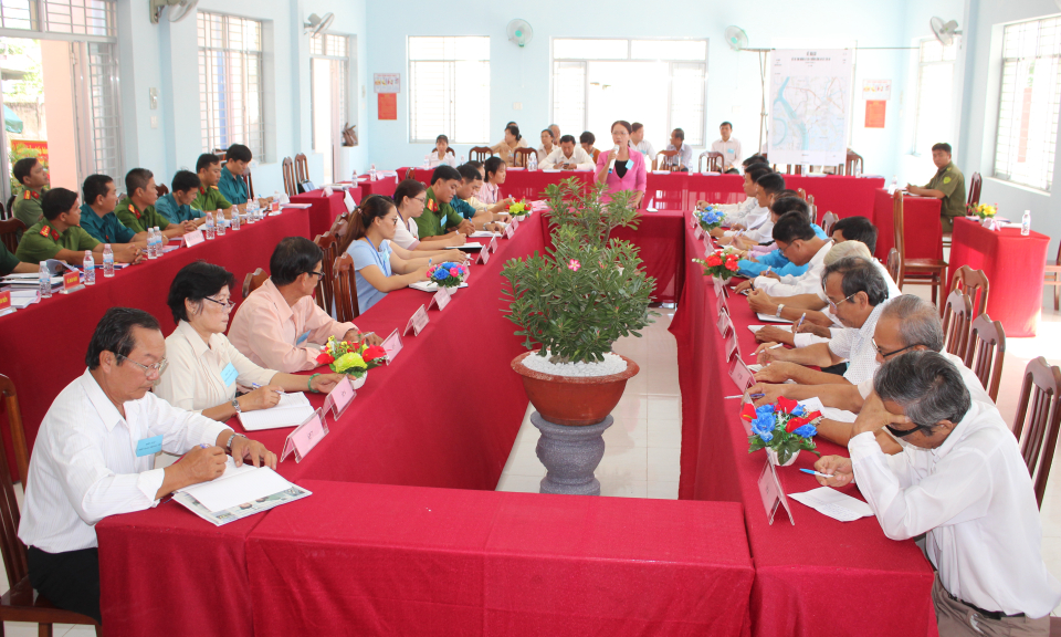 Cần Đước diễn tập chiến đấu phòng thủ tại xã Tân Ân
