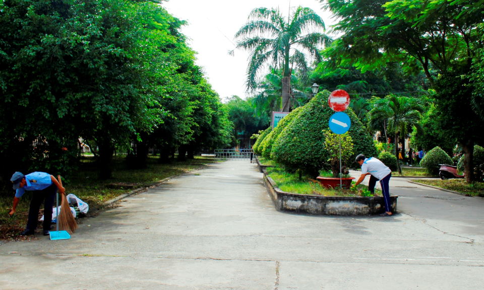 Các trường tại Cần Đước giáo dục ý thức bảo vệ môi trường đầu năm học
