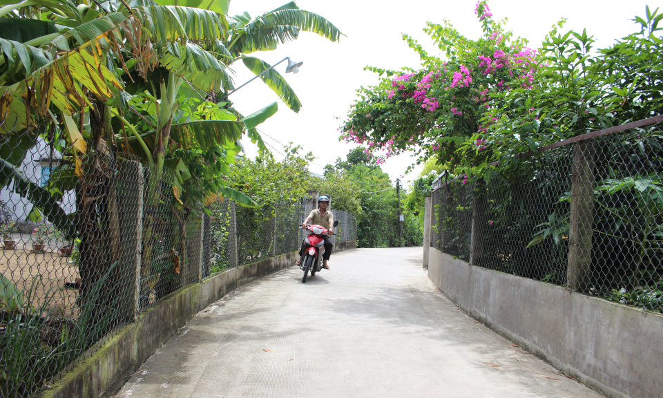 Tân Lân đổi thay từ chương trình xây dựng nông thôn mới nâng cao