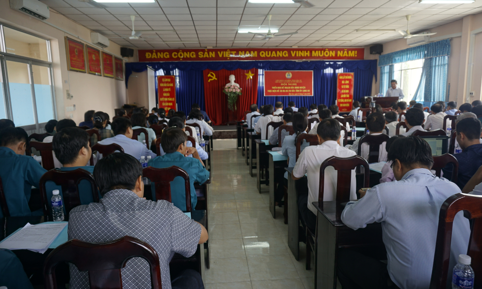 Bến Lức: Triển khai kế hoạch của UBND tỉnh về thực hiện đề án 05 của tỉnh ủy