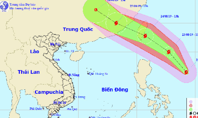 Bão Bailu giật cấp 11 áp sát Biển Đông, miền Bắc mưa to