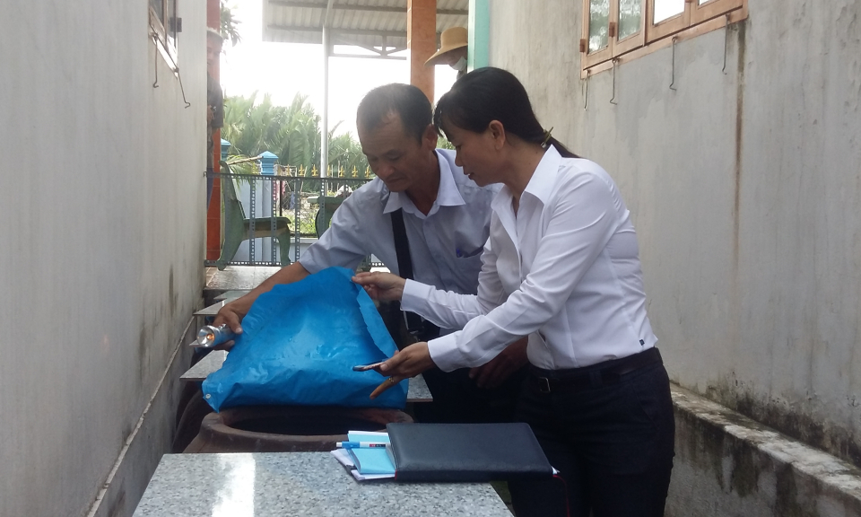 Sở Y tế Long An giám sát công tác phòng chống dịch bệnh tại huyện Cần Giuộc