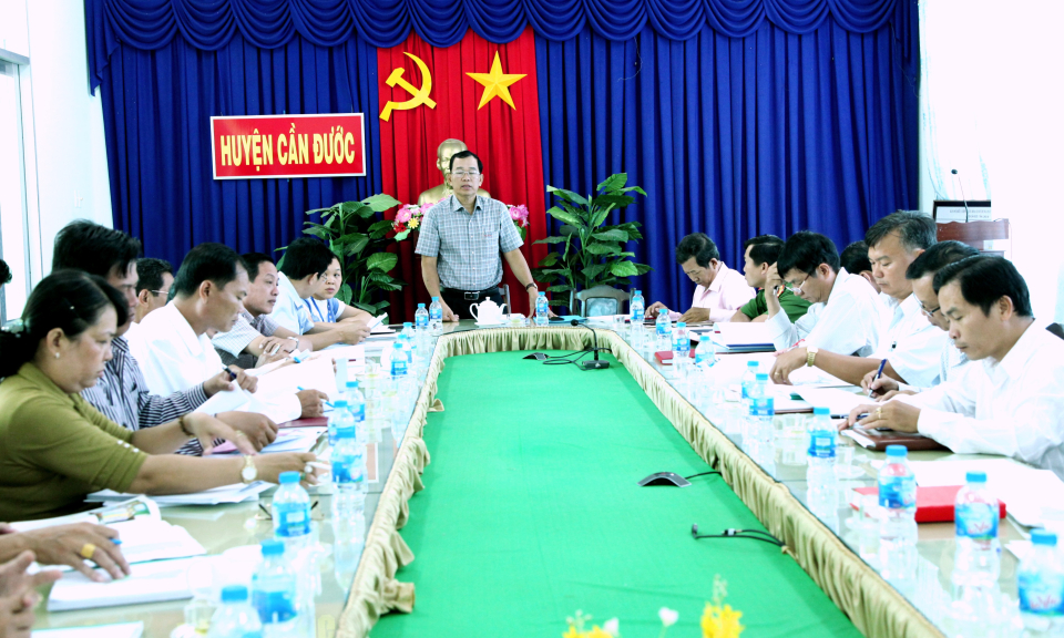 Cần Đước thông qua quy hoạch điều chỉnh xây dựng nông thôn mới