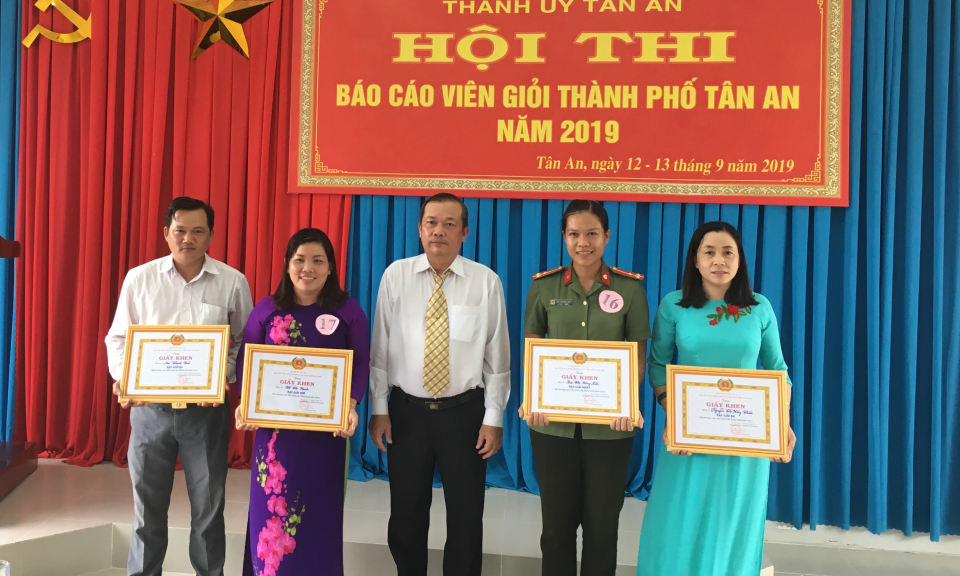 Hội thi Báo viên giỏi thành phố Tân An năm 2019