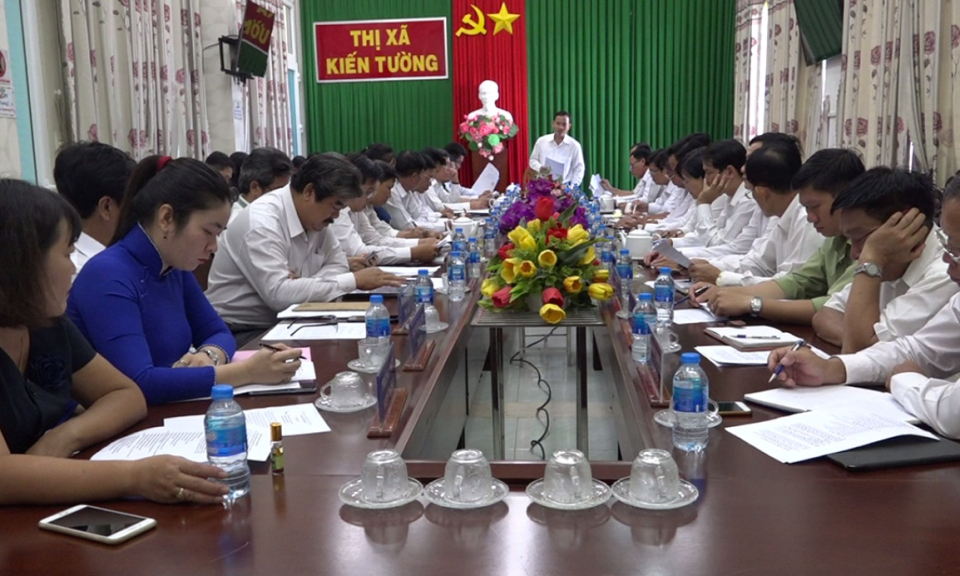 TX Kiến Tường thực hiện tốt nhiệm vụ phát triển KT-XH 9 tháng đầu năm 2019