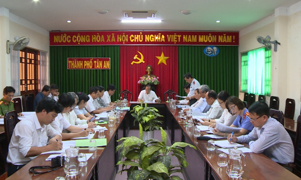 HĐND tỉnh giám sát TP Tân An về giải quyết khiếu nại, tố cáo của công dân