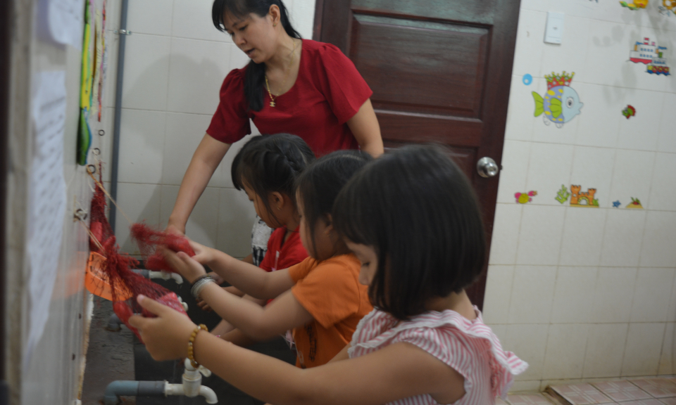 Cần Giuộc: Chủ động phòng bệnh truyền nhiễm ở các trường học