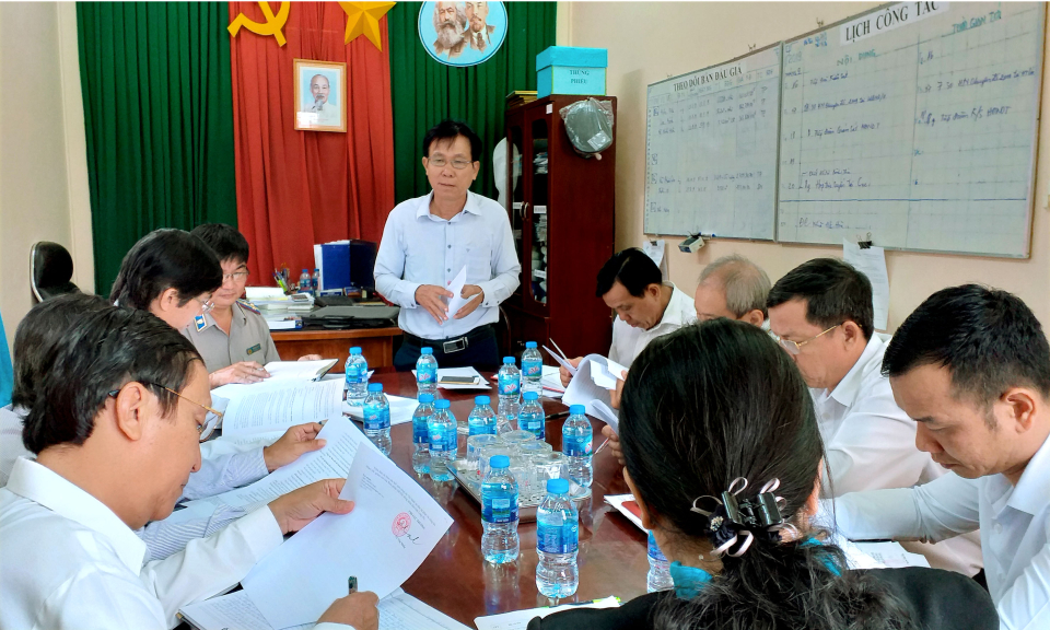 Ban pháp chế HĐND tỉnh Long An khảo sát, giám sát tại Chi cục thi hành án dân sự huyện Tân Thạnh