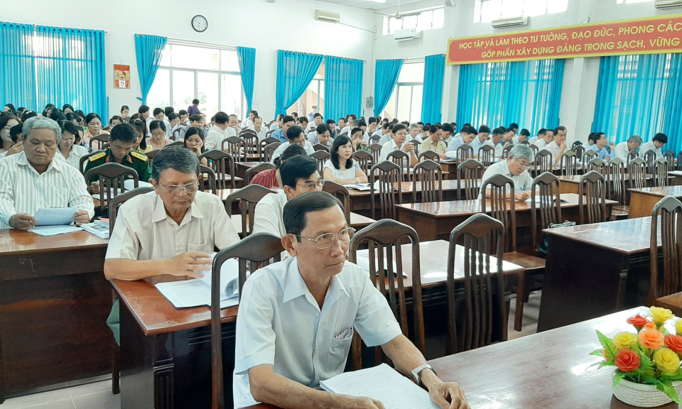 Thành ủy Tân An tập huấn bồi dưỡng, cập nhật kiến thức cho cán bộ chủ chốt