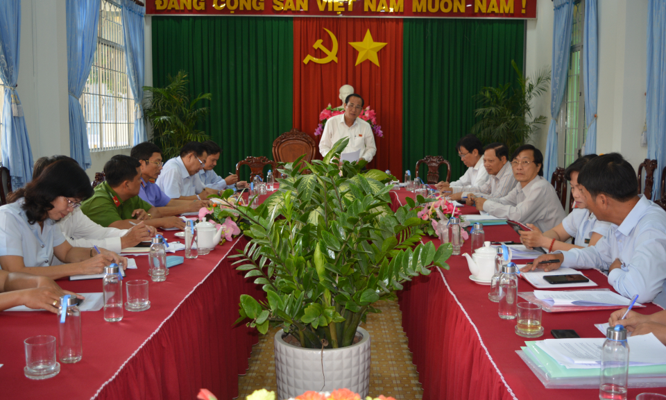 HĐND tỉnh giám sát việc giải quyết khiếu nại, tố cáo của công dân tại Cần Giuộc