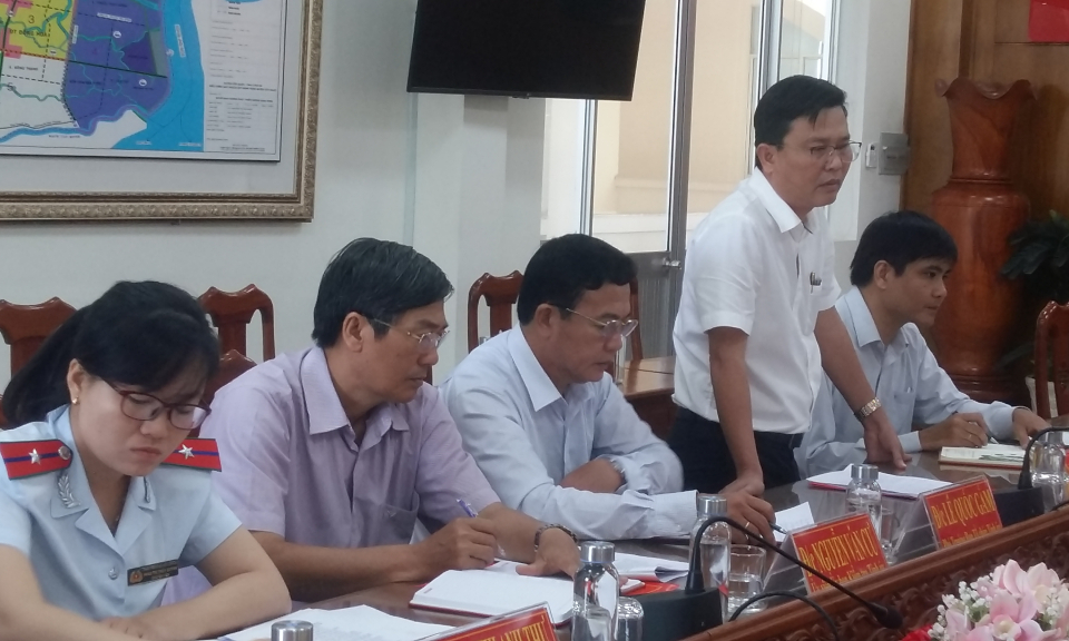 Tỉnh ủy Long An kiểm tra việc thực hiện công tác cán bộ tại Cần Giuộc.