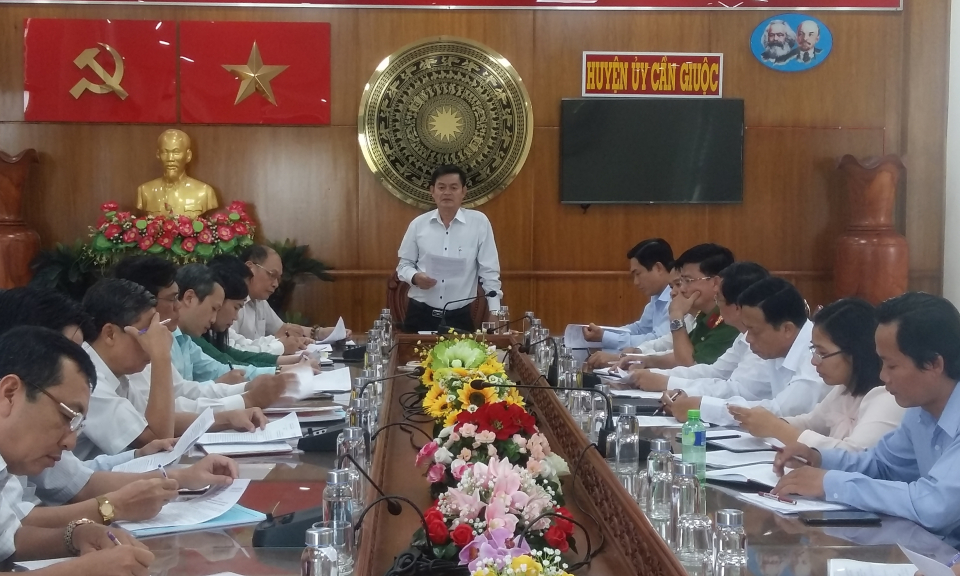 Ban Nội chính Trung ương khảo sát các khu công nghiệp huyện Cần Giuộc