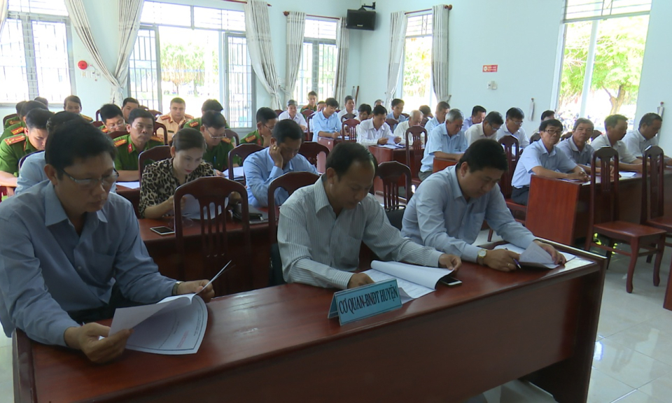 Mộc Hóa: Hội nghị công an lắng nghe ý kiến nhân dân