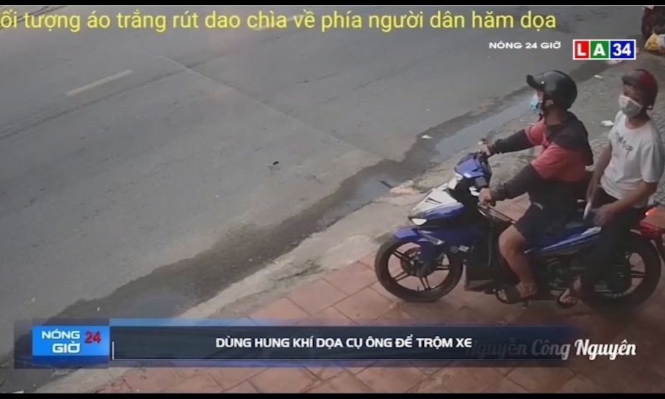 Camera nóng | Dùng hung khí dọa cụ ông để trộm xe