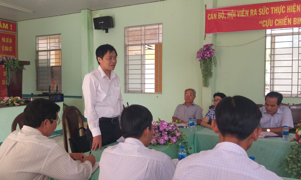 Đức Huệ: Chủ tịch UBND huyện Đức Huệ kiểm tra tiến độ xây dựng nông thôn mới