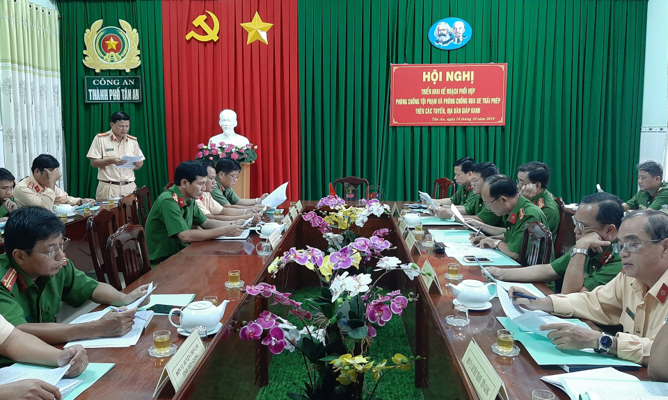 TP Tân An: Triển khai kế hoạch phòng chống nạn đua xe trái phép