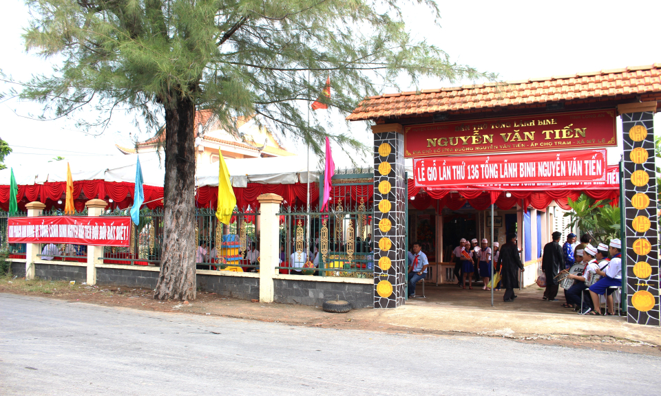 Cần Đước: Lễ giỗ lần thứ 136 Tổng lãnh binh Nguyễn Văn Tiến