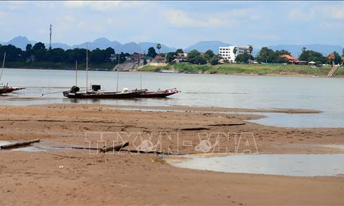 Nước sông Mekong tại Thái Lan cạn đến mức tới hạn