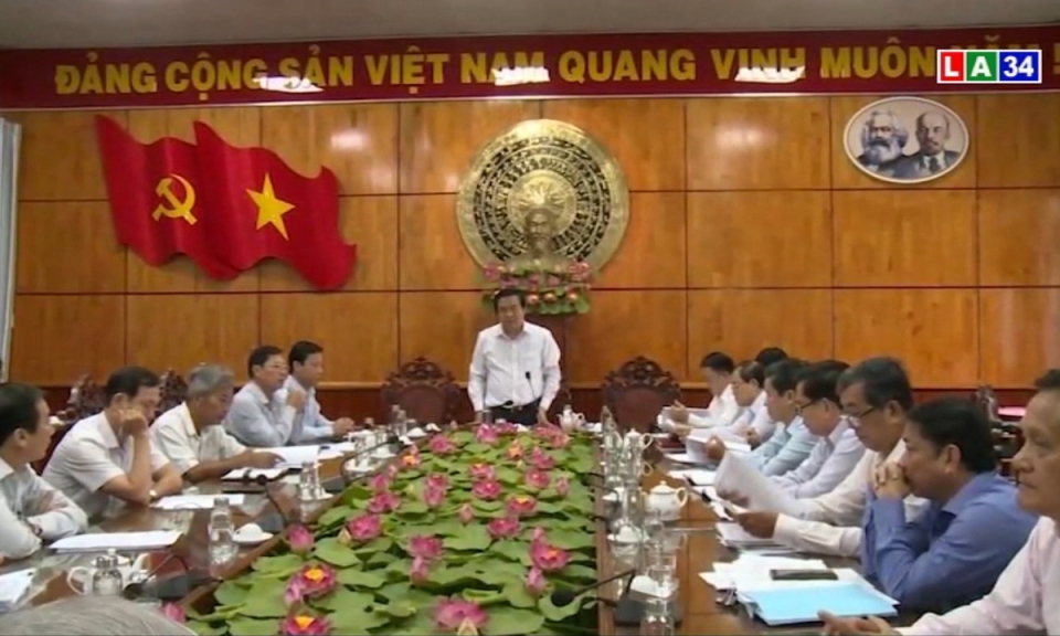 Thường trực Tỉnh ủy Long An làm việc Sở Y tế về phương án tự chủ đối với các đơn vị sự nghiệp công lập