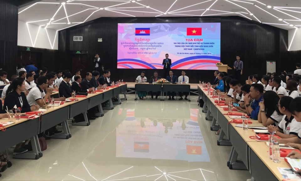 Tọa đàm Vai trò của các nhà báo trẻ và thanh niên trong việc thúc đẩy tình hữu nghị giữa Việt Nam &#8211; Campuchia