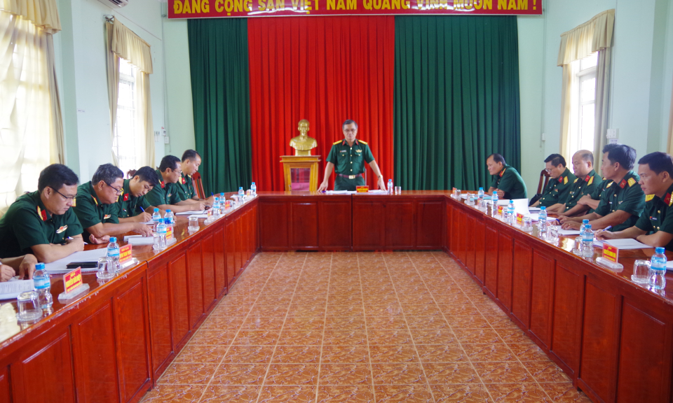 Đức Hòa, Đức Huệ: Kiểm tra công tác quân sự, quốc phòng năm 2019