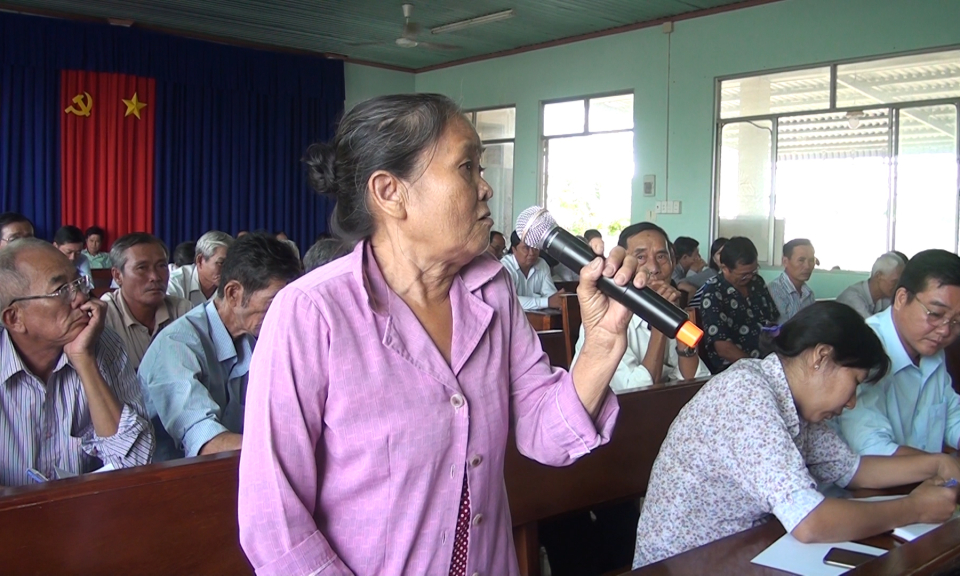 Đại biểu HĐND tỉnh tiếp xúc cử tri Thủ Thừa, Đức Hòa