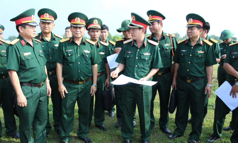 Khảo sát địa bàn chuẩn bị tổ chức diễn tập cứu hộ, cứu nạn khu vực biên giới