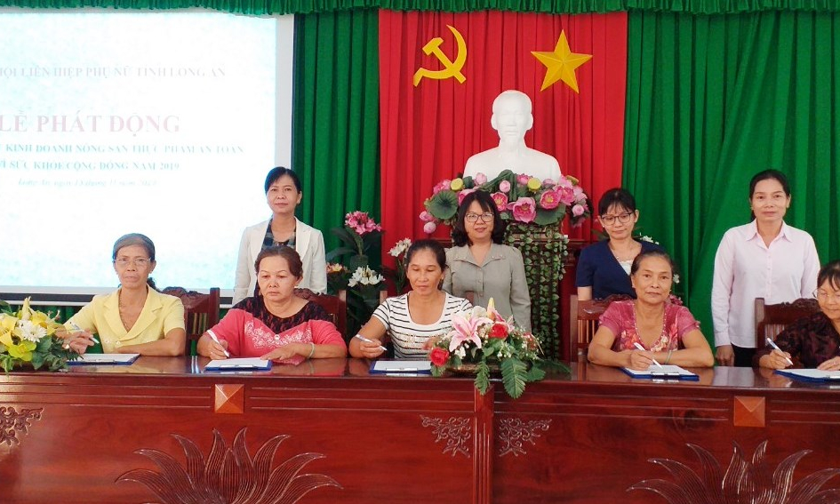 Cần Đước: Phát động sản xuất, kinh doanh nông sản thực phẩm an toàn