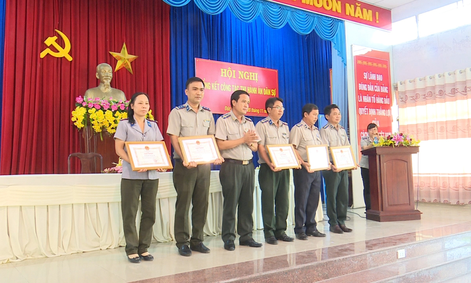 Đức Hòa: Tổng kết công tác thi án dân sự năm 2019