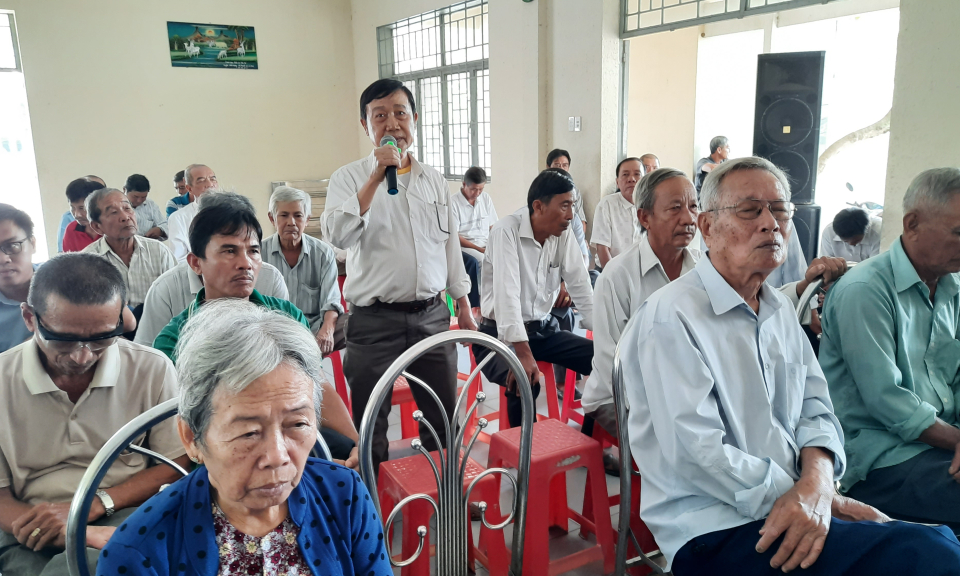 Bến Lức: Nhiều vấn đề liên quan hạ tầng giao thông được cử tri xã Phước Lợi đặt ra