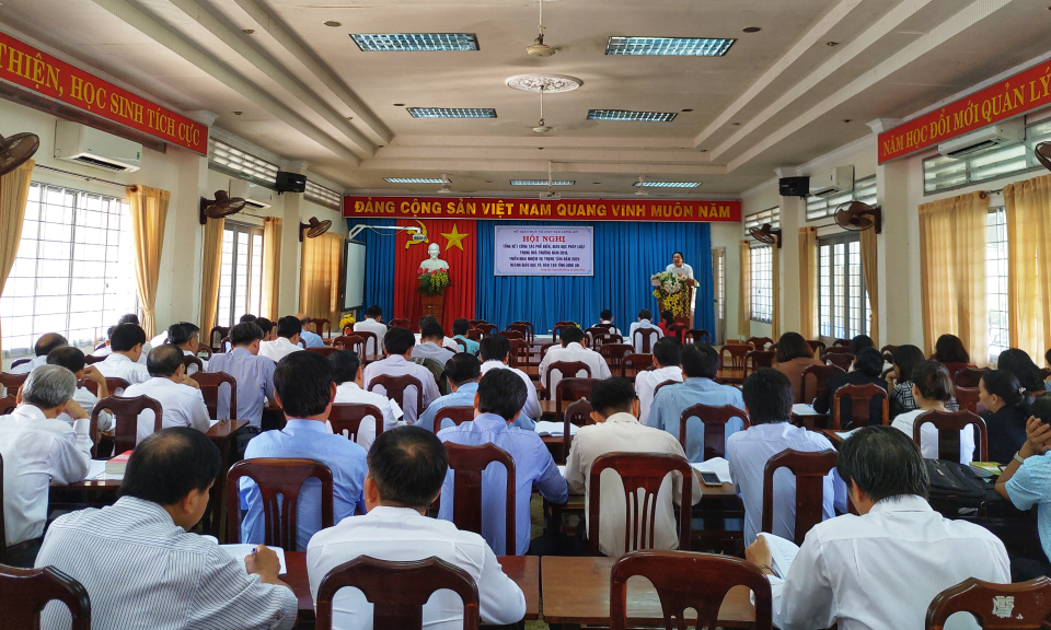 Sở GD và ĐT Long An triển khai công tác phổ biến, giáo dục pháp luật năm 2020