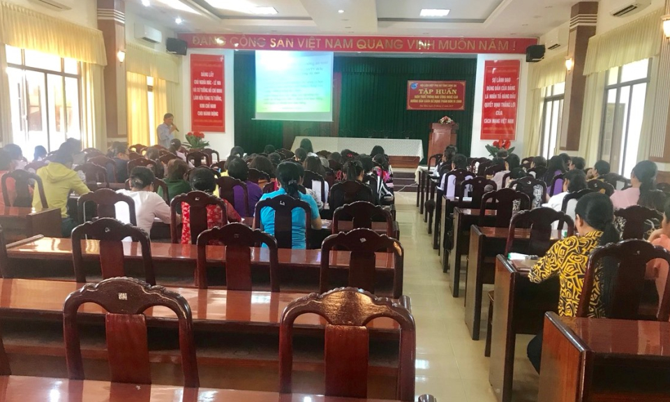 Đức Hòa: Tập huấn về trồng rau ứng dụng công nghệ cao