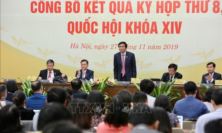 Kỳ họp thứ 8, Quốc hội khóa XIV: Hoàn thành chương trình nghị sự với nhiều nội dung quan trọng