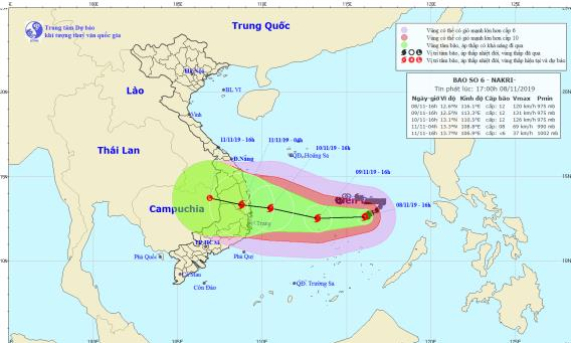 Thủ tướng Chính phủ chỉ đạo ứng phó khẩn cấp bão số 6