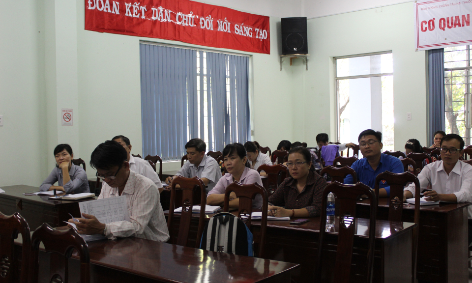 Phúc tra phong trào Dân số &#8211; Kế hoạch hóa gia đình năm 2019 tại huyện Đức Huệ
