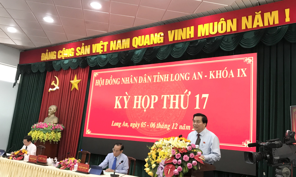 Long An: Khai mạc kỳ họp thứ 17 HĐND Tỉnh khoá 9.