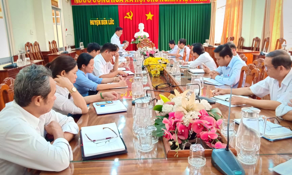 Phúc tra công tác Dân số &#8211; sức khỏe sinh sản (DS-SKSS) năm 2019 tại Bến Lức
