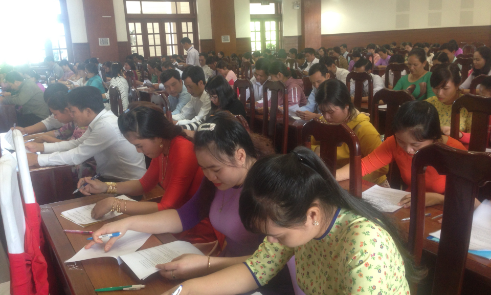 Đức Huệ: Hội thi giáo viên dạy giỏi, giáo viên tổng phụ trách đội giỏi cấp huyện