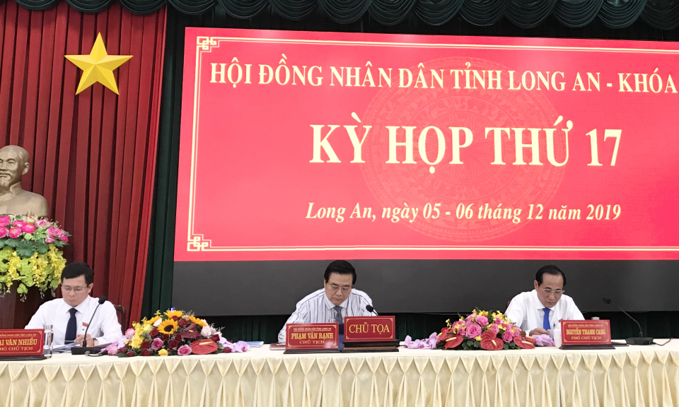Bế mạc kỳ họp thứ 17 HĐND tỉnh Long An khoá 9 năm 2019