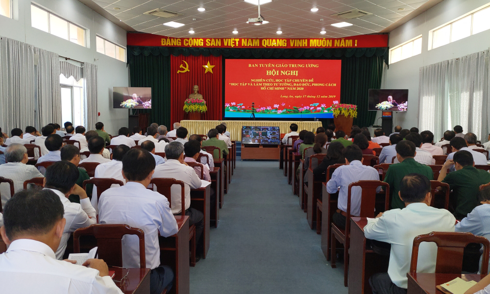 Hội nghị nghiên cứu, học tập chuyên đề “Học tập và làm theo tư tưởng, đạo đức, phong cách Hồ Chí Minh” năm 2020