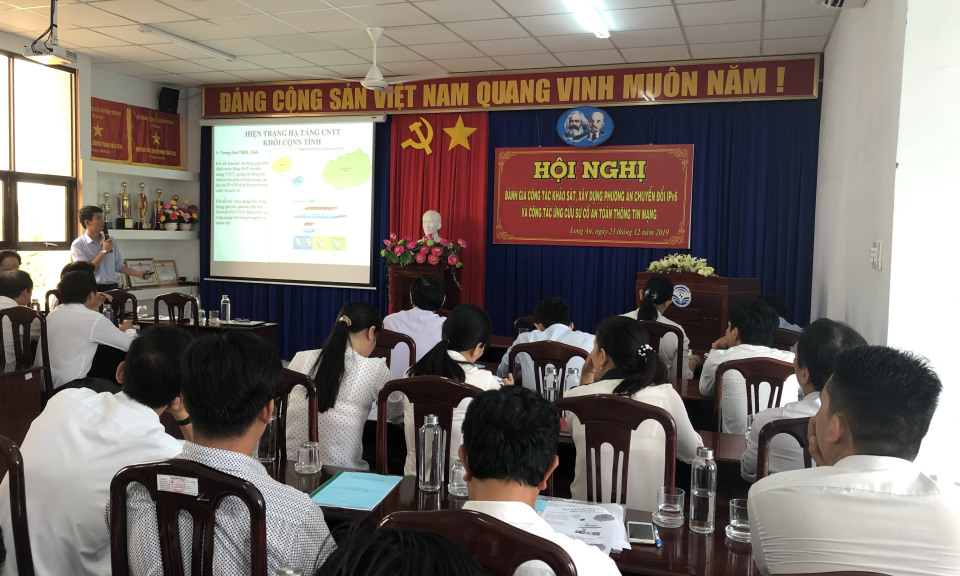 Long An triển khai Internet IPv6 và an toàn thông tin mạng.