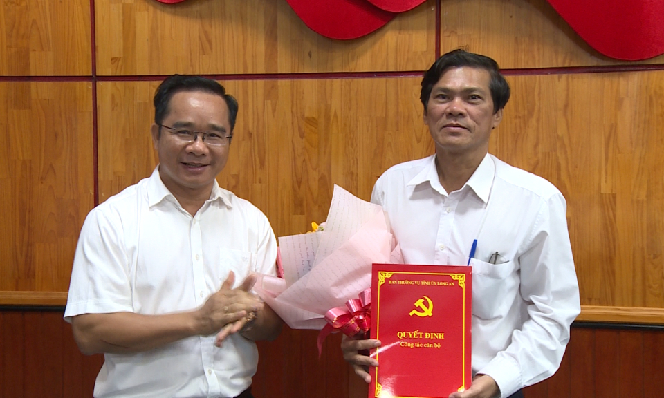 Long An: Ông Lê Sơn Hà được phân công phụ trách Ban Nội chính Tỉnh ủy