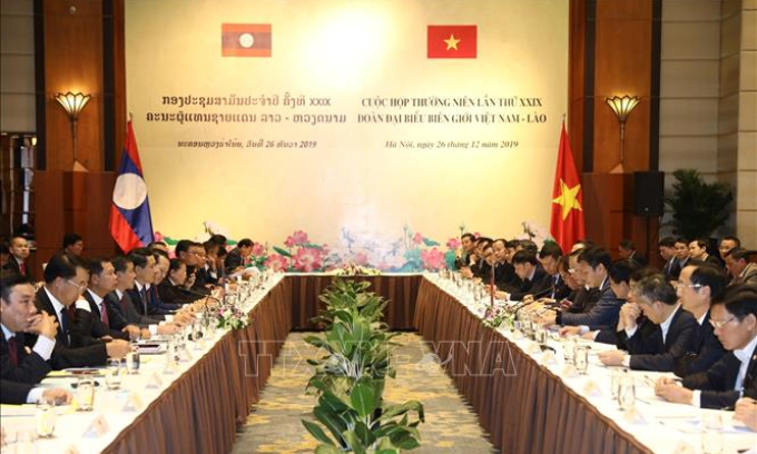 Cuộc họp thường niên lần thứ 29 giữa hai Đoàn đại biểu biên giới Việt Nam &#8211; Lào