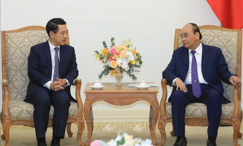 Thủ tướng Nguyễn Xuân Phúc tiếp Bộ trưởng Ngoại giao Lào