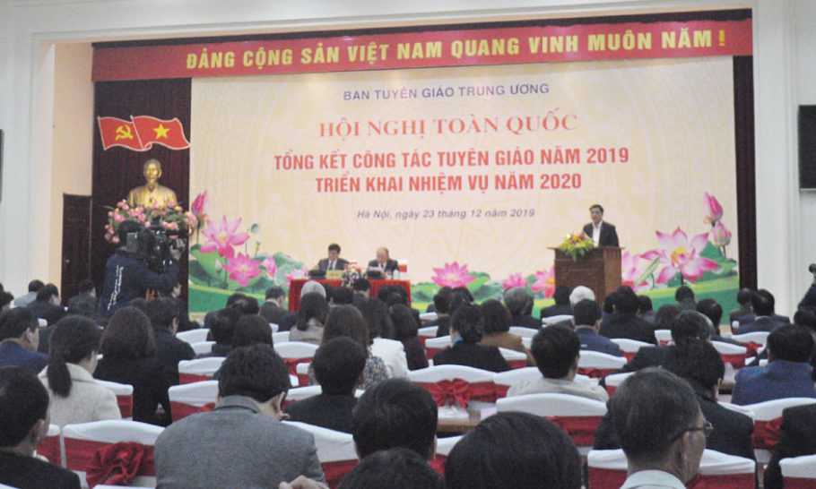 Hội nghị toàn quốc tổng kết công tác tuyên giáo 2019, triển khai nhiệm vụ năm 2020