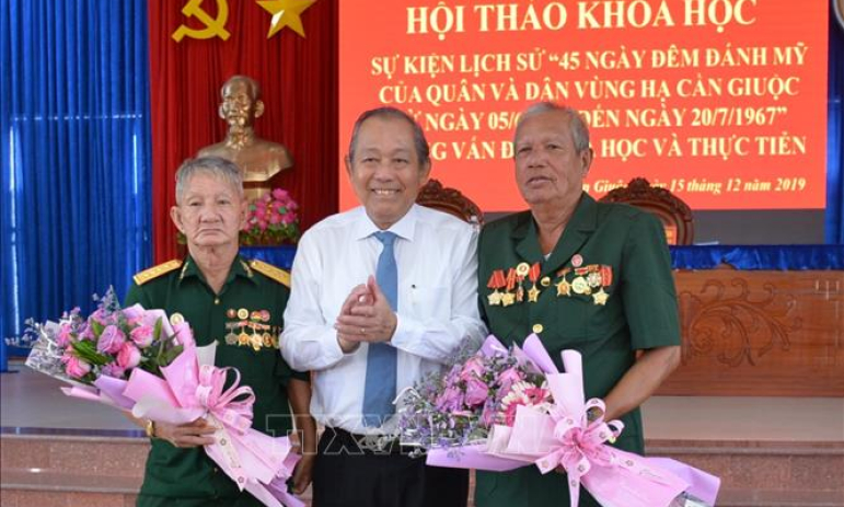 Hội thảo khoa học &#8217;45 ngày đêm đánh Mỹ của quân và dân vùng hạ Cần Giuộc&#8217;