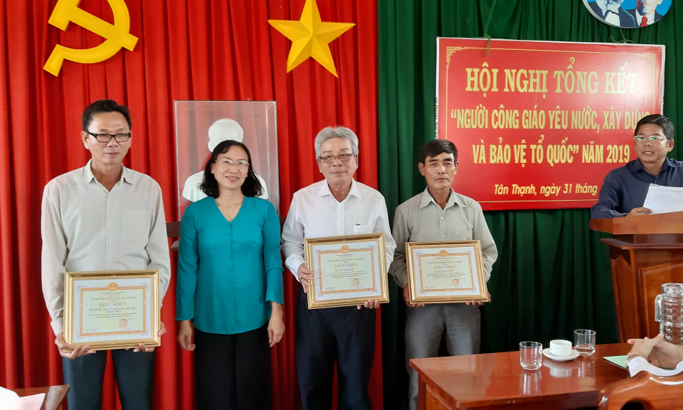 Tân Thạnh: Tổng kết phong trào người Công giáo yêu nước xây dựng và bảo vệ Tổ Quốc