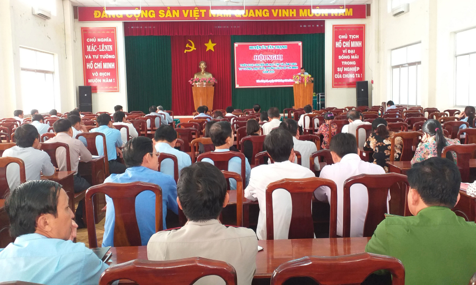 Tân Thạnh: Triển khai chuyên đề học tập và làm theo tư tưởng, đạo đức, phong cách Hồ Chí Minh năm 2020
