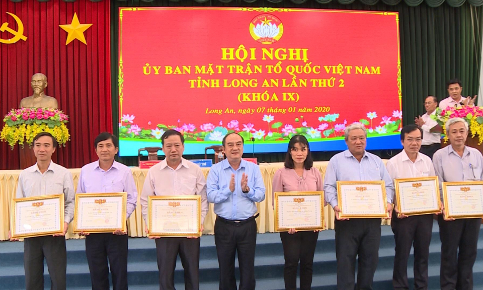 Hội nghị Ủy ban Mặt trận Tổ quốc tỉnh Long An lần thứ 2, khoá 9