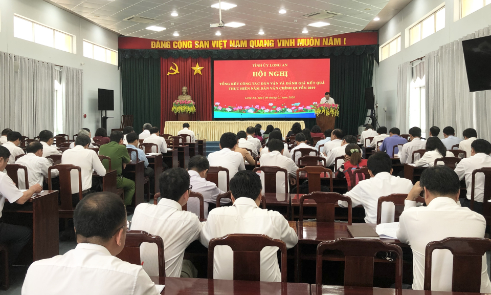 Tỉnh ủy Long An tổng kết công tác dân vận 2019